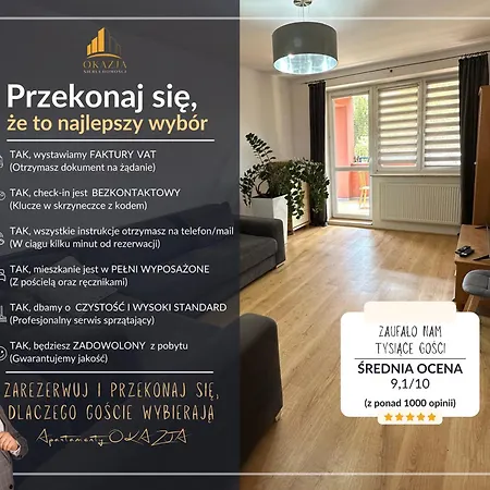 Apartament #widokowa Fv Parking Balkon By Okazja *